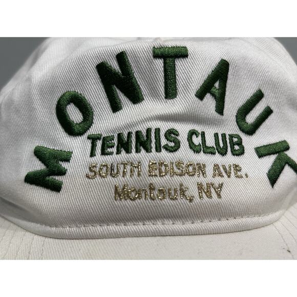 Anthropologie Montauk Tennis Club Baseball Hat Women’s White Coney Island Picnic - Picture 7 of 7